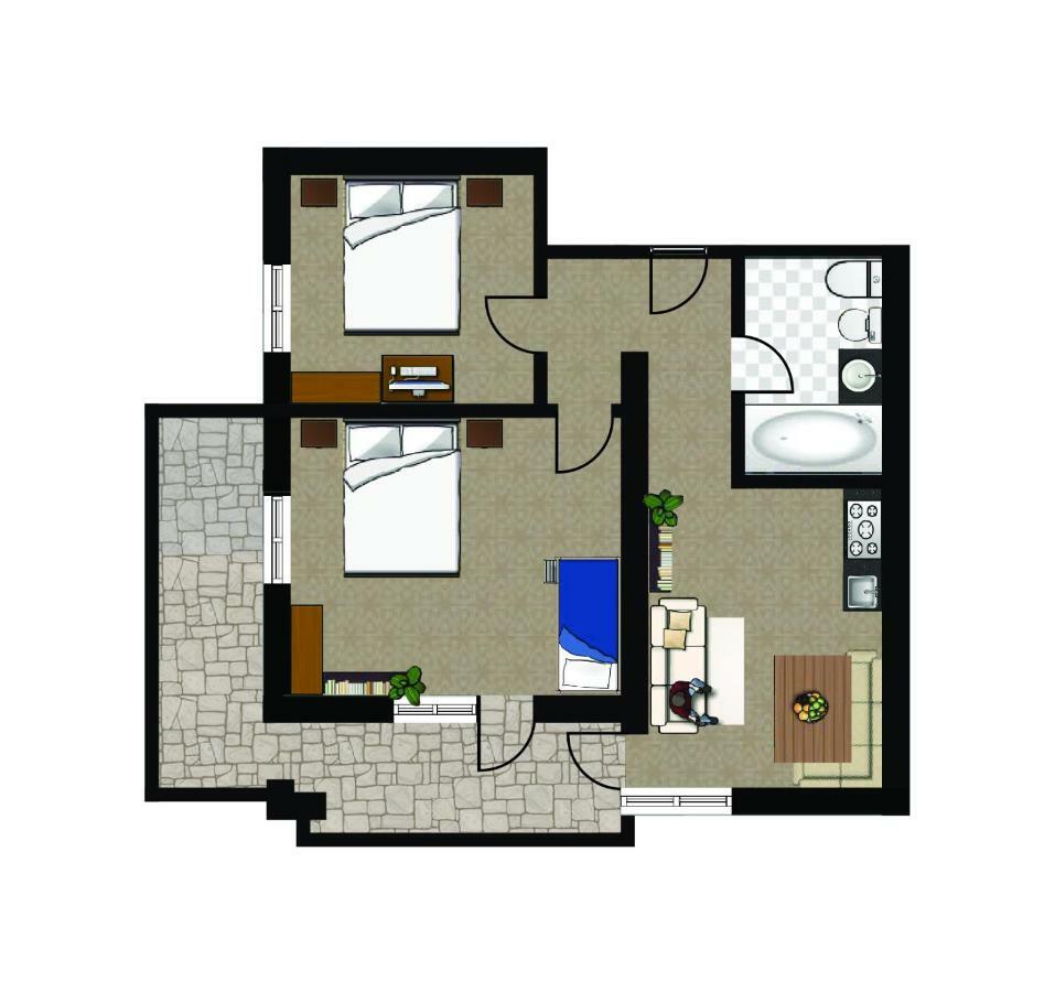 Apartments Fiordalisi Colfosco Bagian luar foto